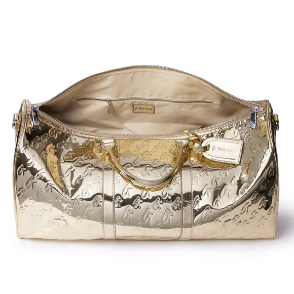 Glamaholic Metallic Monogram Duffle Bag - Picture 7 of 7